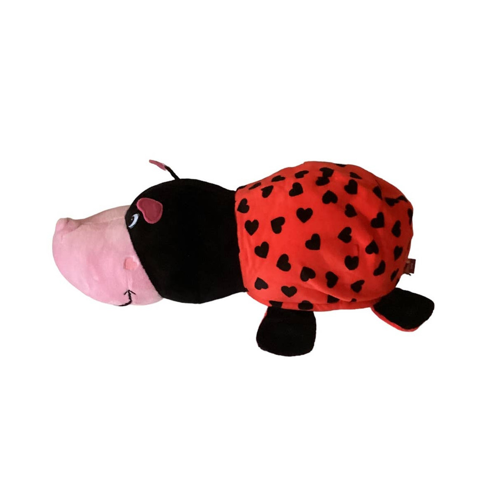 FlipaZoo XOXO Unicorn Reversible Plush Hippo as Ladybug and Unicorn